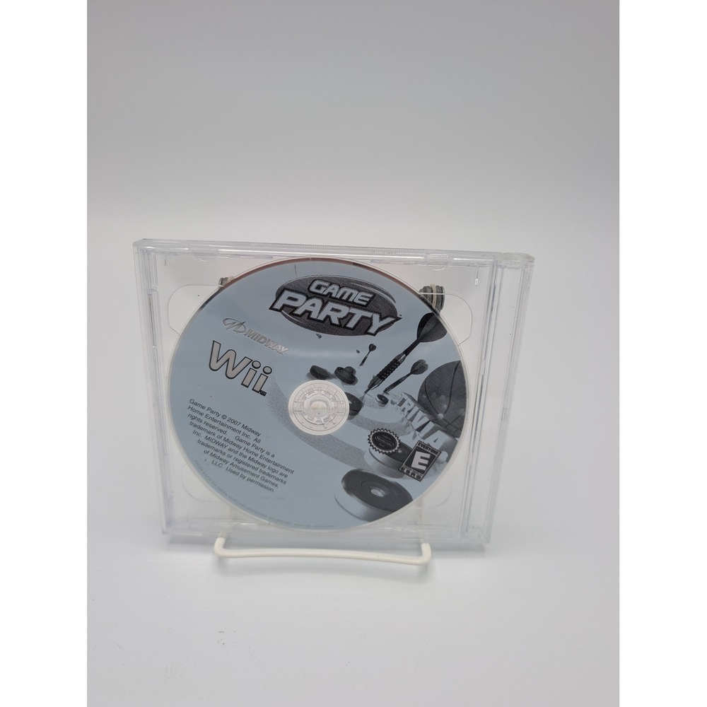 Game Party Nintendo Wii 2007 Midway Video Game Disc Only ESRB E Everyone